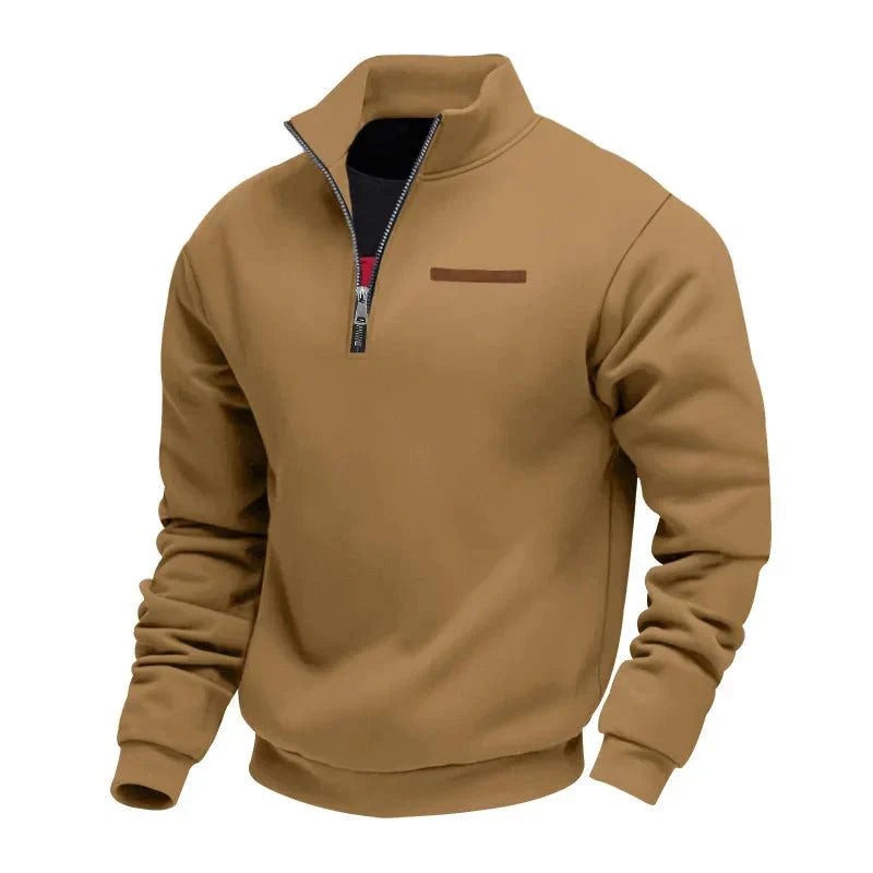 Pull polaire homme demi-zip col montant Hugo Soft