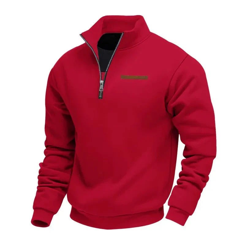 Pull polaire homme demi-zip col montant Hugo Soft