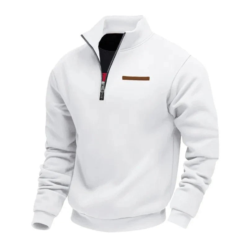 Pull polaire homme demi-zip col montant Hugo Soft