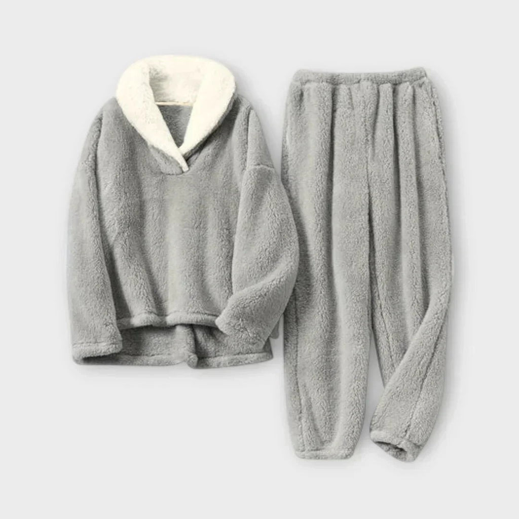 Pyjama polaire femme en deux pièces, Ensemble d'intérieur