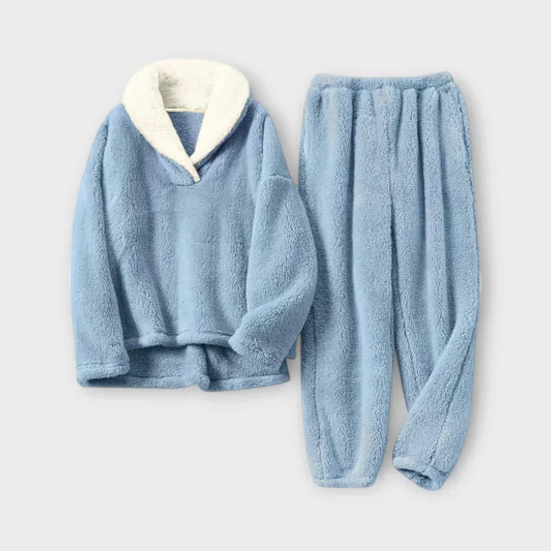 Pyjama polaire femme en deux pièces, Ensemble d'intérieur