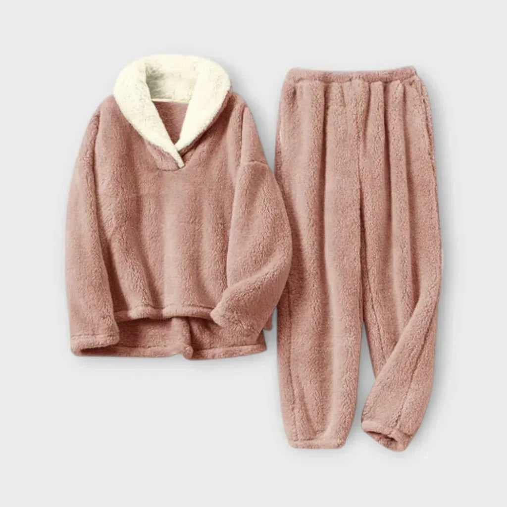 Pyjama polaire femme en deux pièces, Ensemble d'intérieur