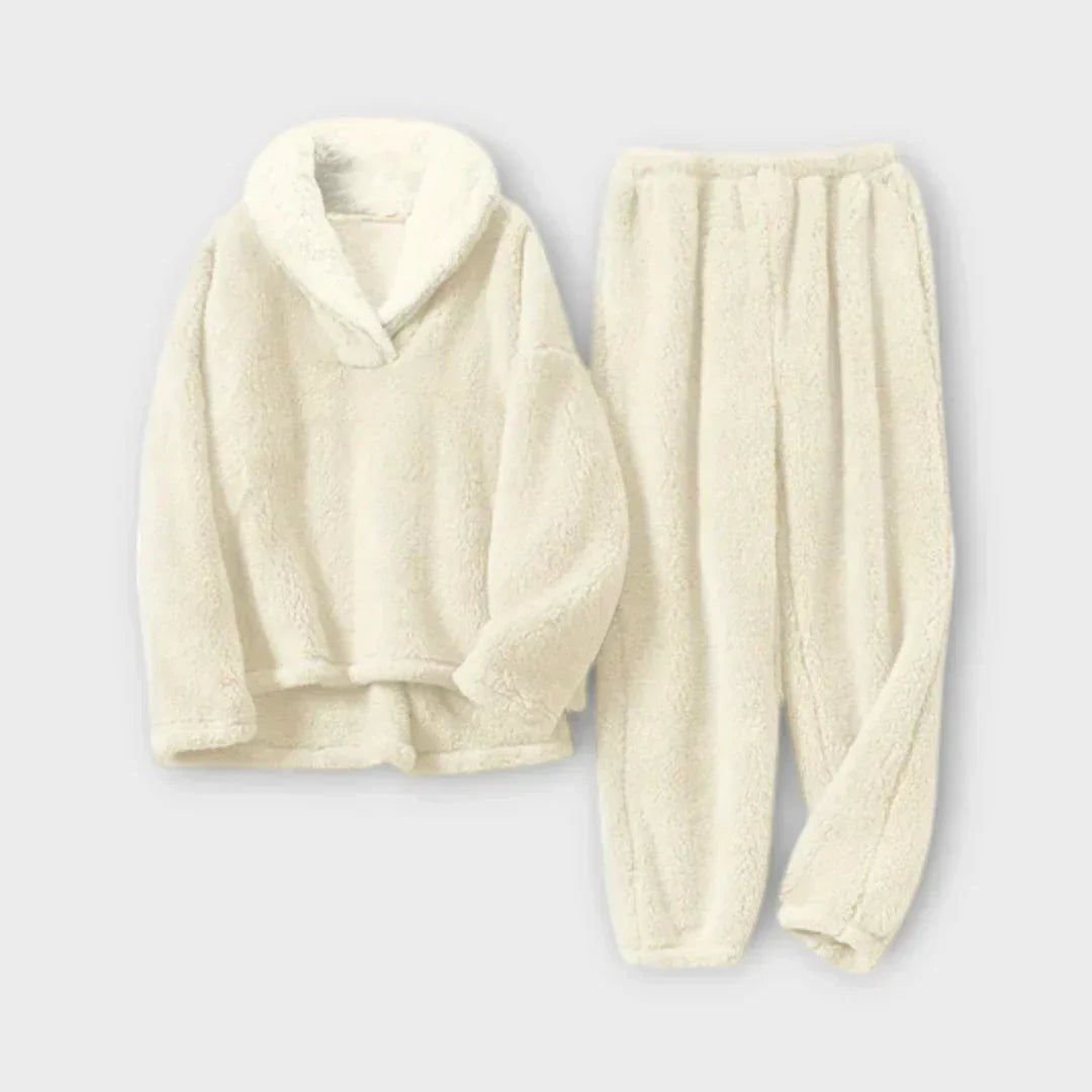 Pyjama polaire femme en deux pièces, Ensemble d'intérieur