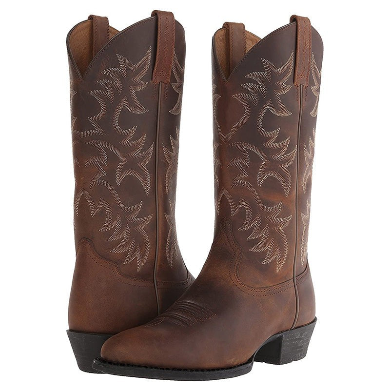 Santiag femme cowgirl, bottes de cowboy élégantes aux détails raffinés