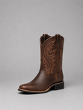 Santiag femme en cuir Savannah, bottes de cowboy