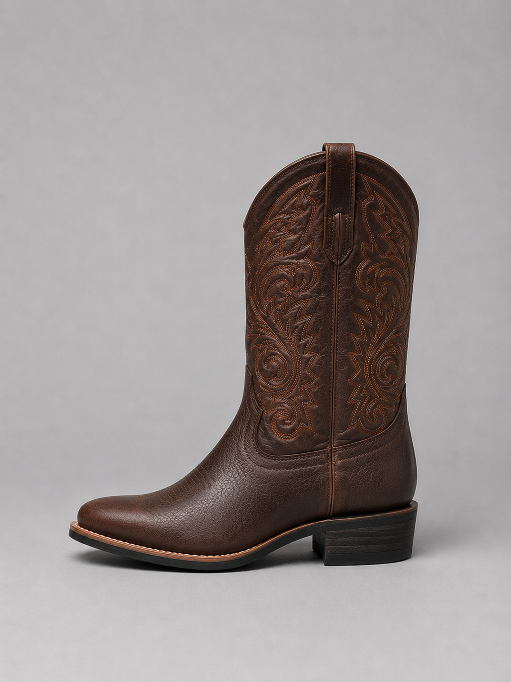 Santiag femme en cuir Savannah, bottes de cowboy