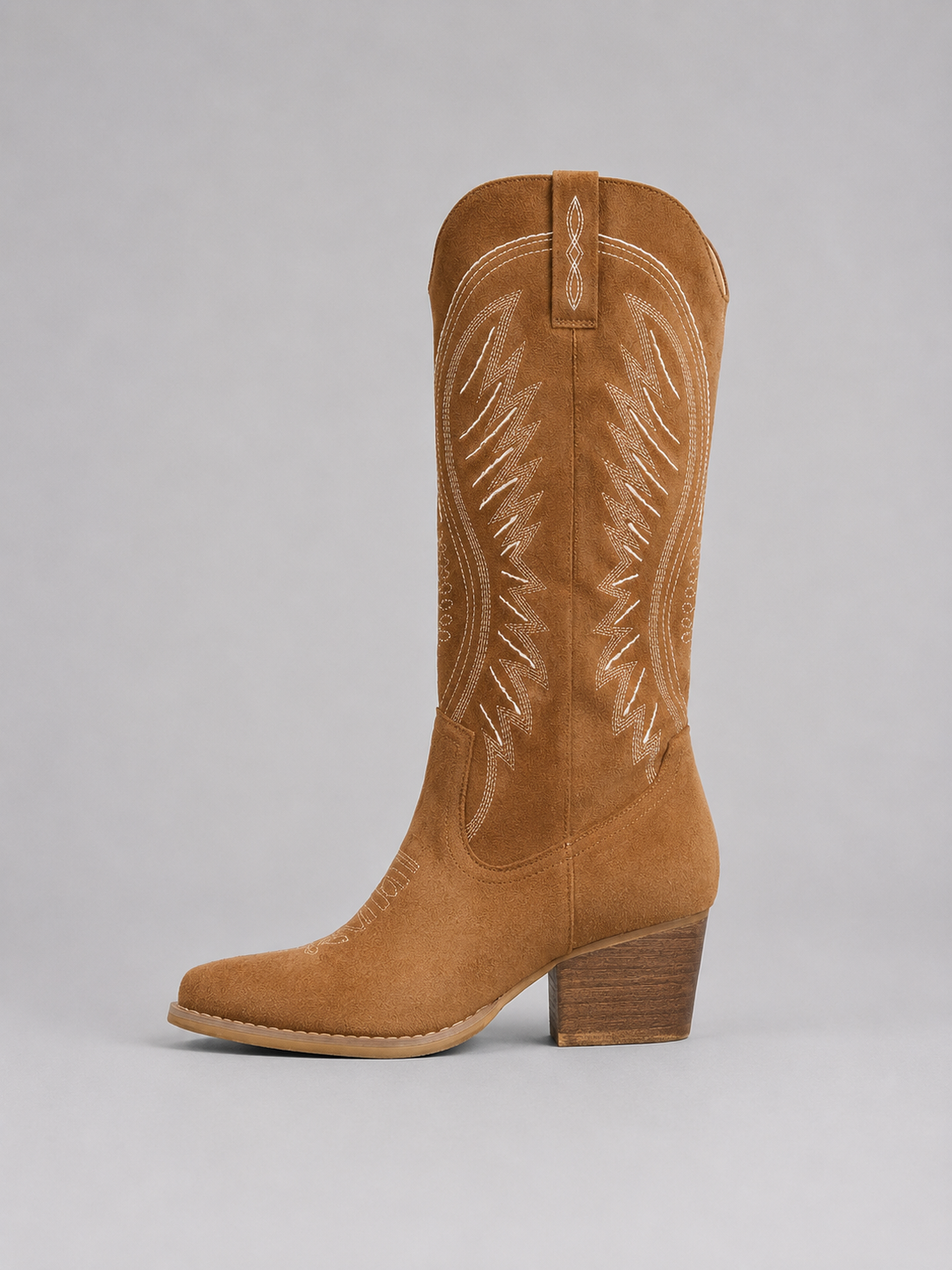 Santiag femme en daim – Bottes de cowboy western