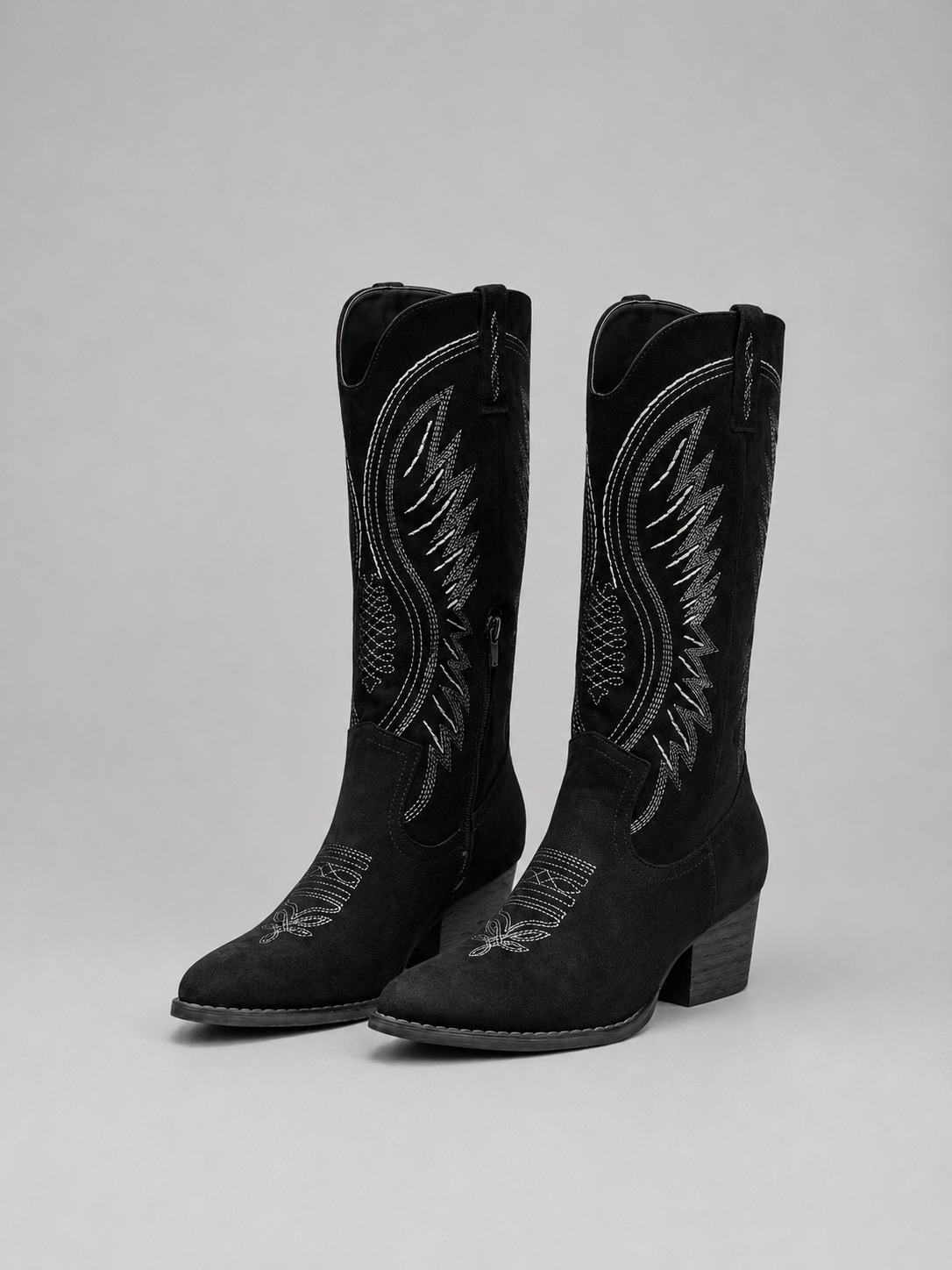 Santiag femme en daim – Bottes de cowboy western