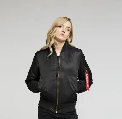 Veste bomber coupe-vent pour femme