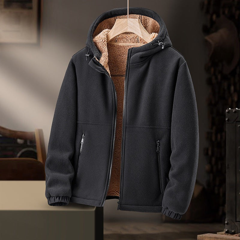 Veste d'hiver longue rembourrée femme à capuche, doublure polaire