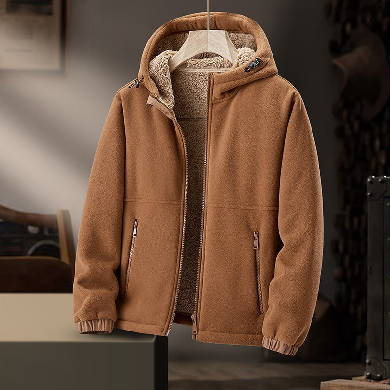 Veste d'hiver longue rembourrée femme à capuche, doublure polaire