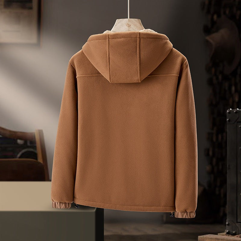 Veste d'hiver longue rembourrée femme à capuche, doublure polaire