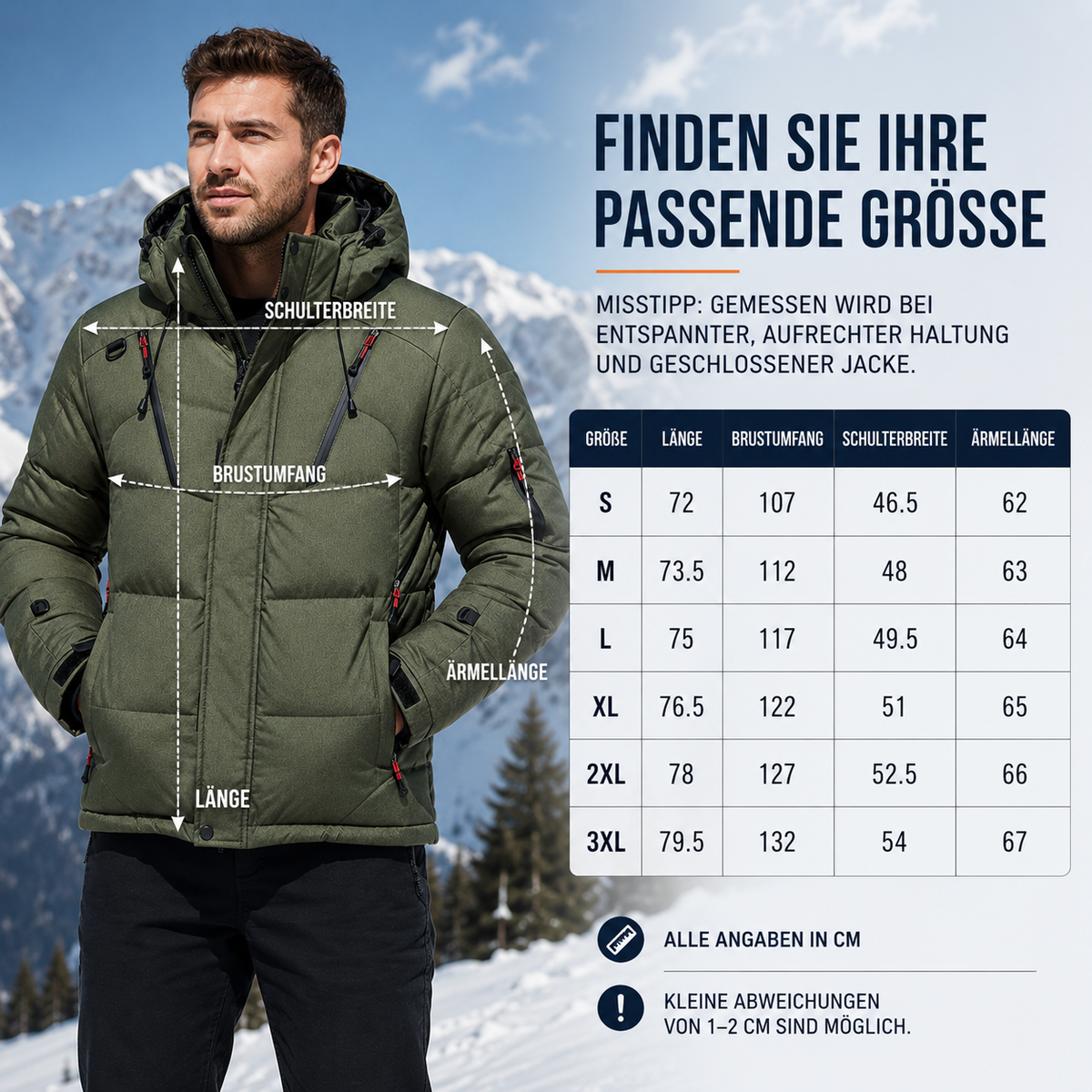 Veste d'hiver rembourrée pour homme et femme à capuche amovible, coupe-vent et doublure épaisse