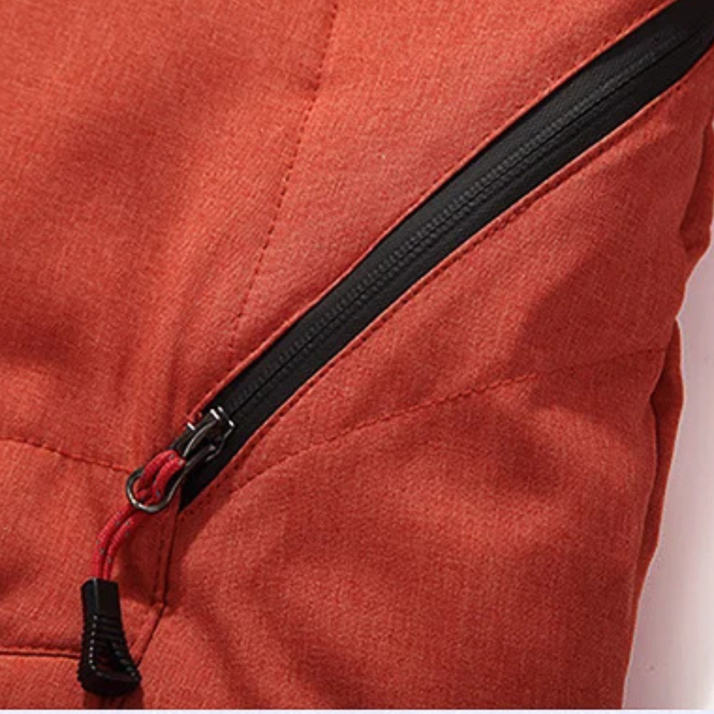Veste d'hiver rembourrée pour homme et femme à capuche amovible, coupe-vent et doublure épaisse
