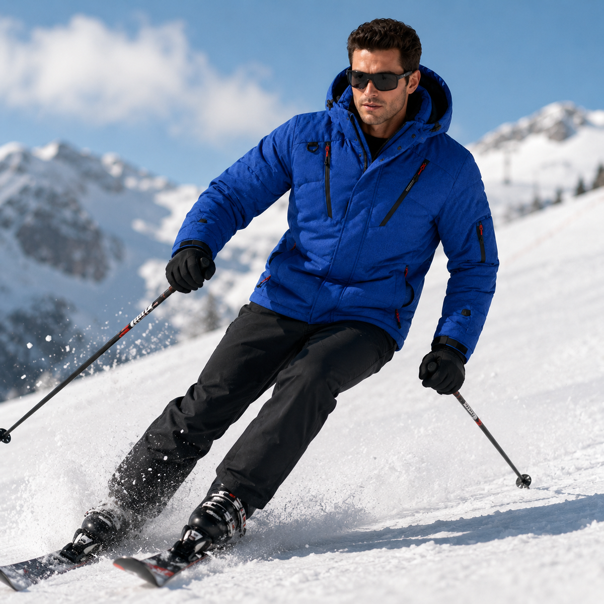 Veste d'hiver rembourrée pour homme et femme à capuche amovible, coupe-vent et doublure épaisse