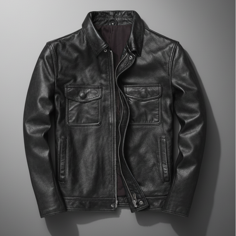 Veste de campagne aspect cuir Frontier pour homme