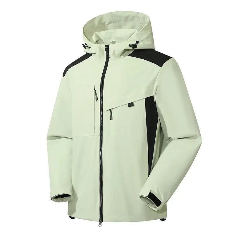 Veste de ski à capuche chaude et polyvalente pour homme