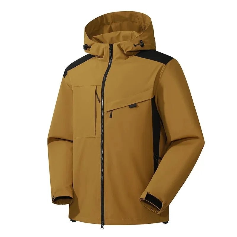 Veste de ski à capuche chaude et polyvalente pour homme