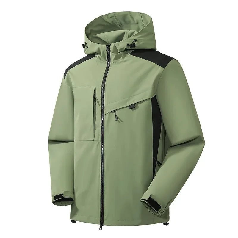 Veste de ski à capuche chaude et polyvalente pour homme