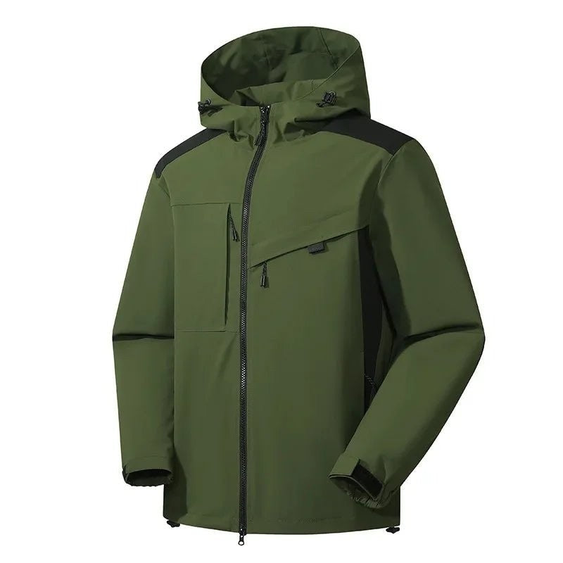 Veste de ski à capuche chaude et polyvalente pour homme