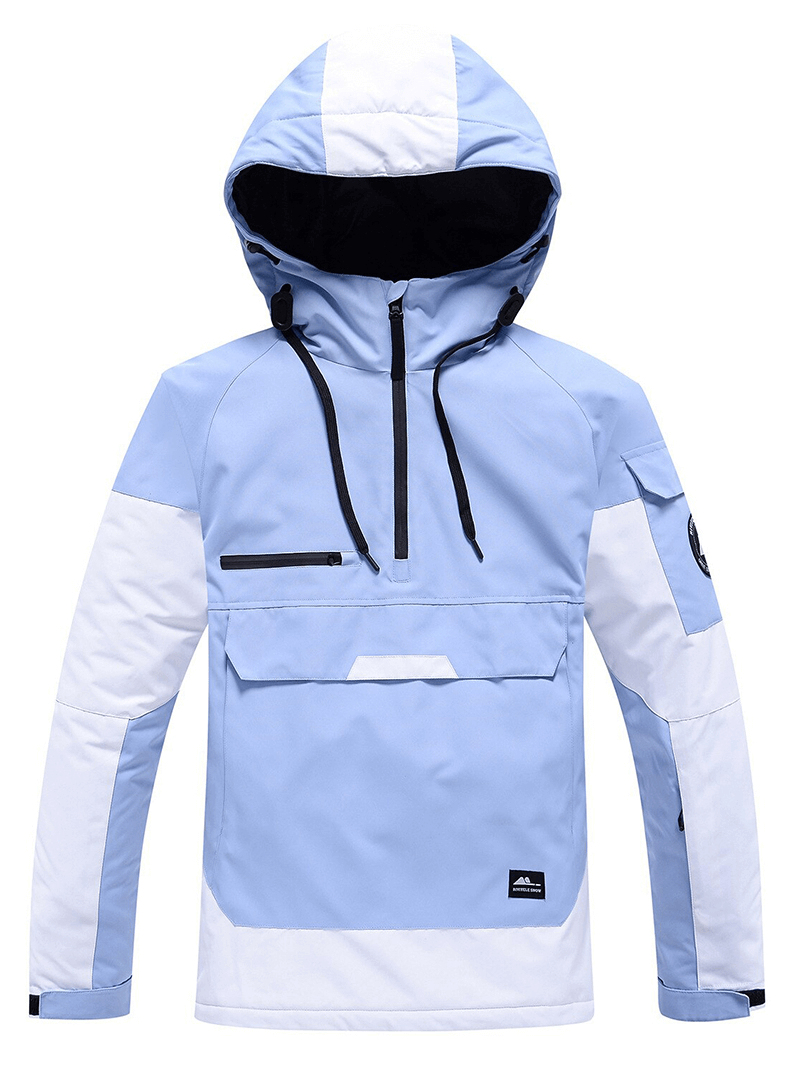 Veste de ski unisexe tendance à capuche, vêtements d'extérieur pour snowboard