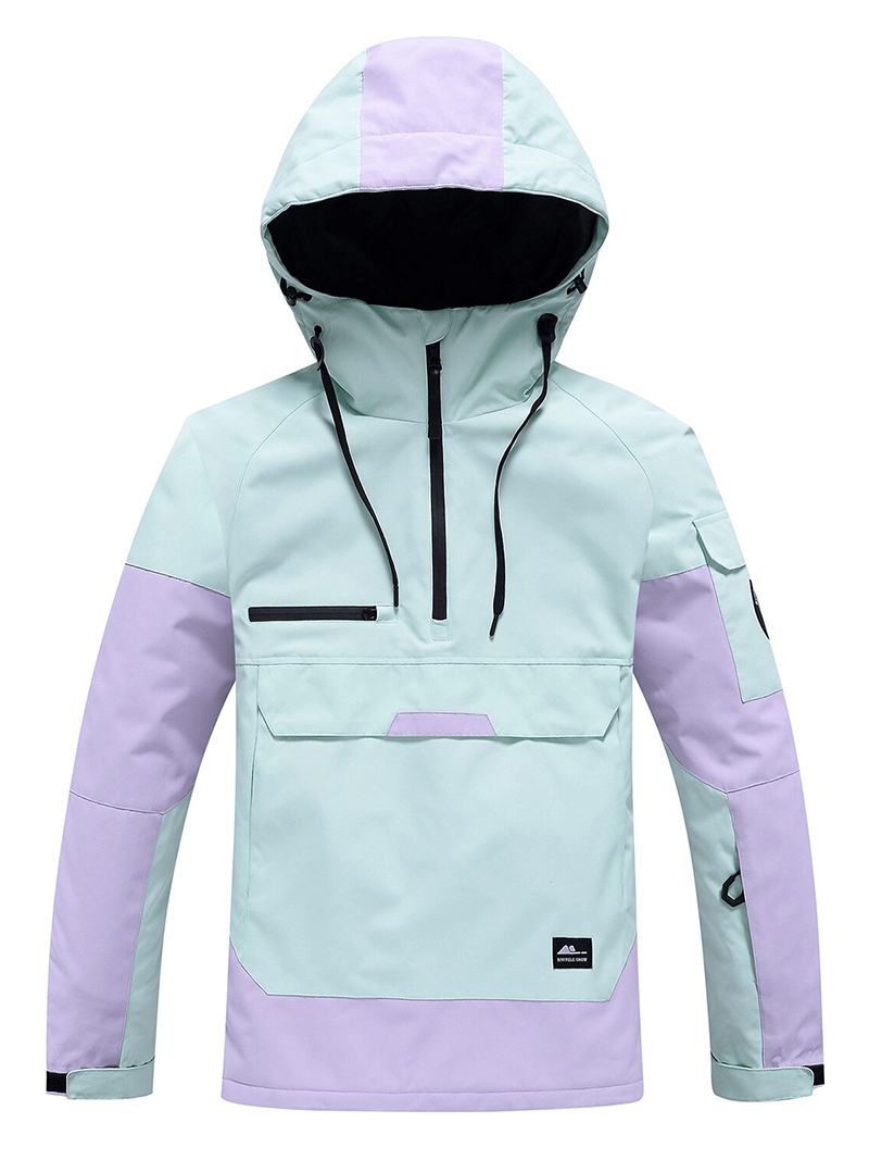Veste de ski unisexe tendance à capuche, vêtements d'extérieur pour snowboard