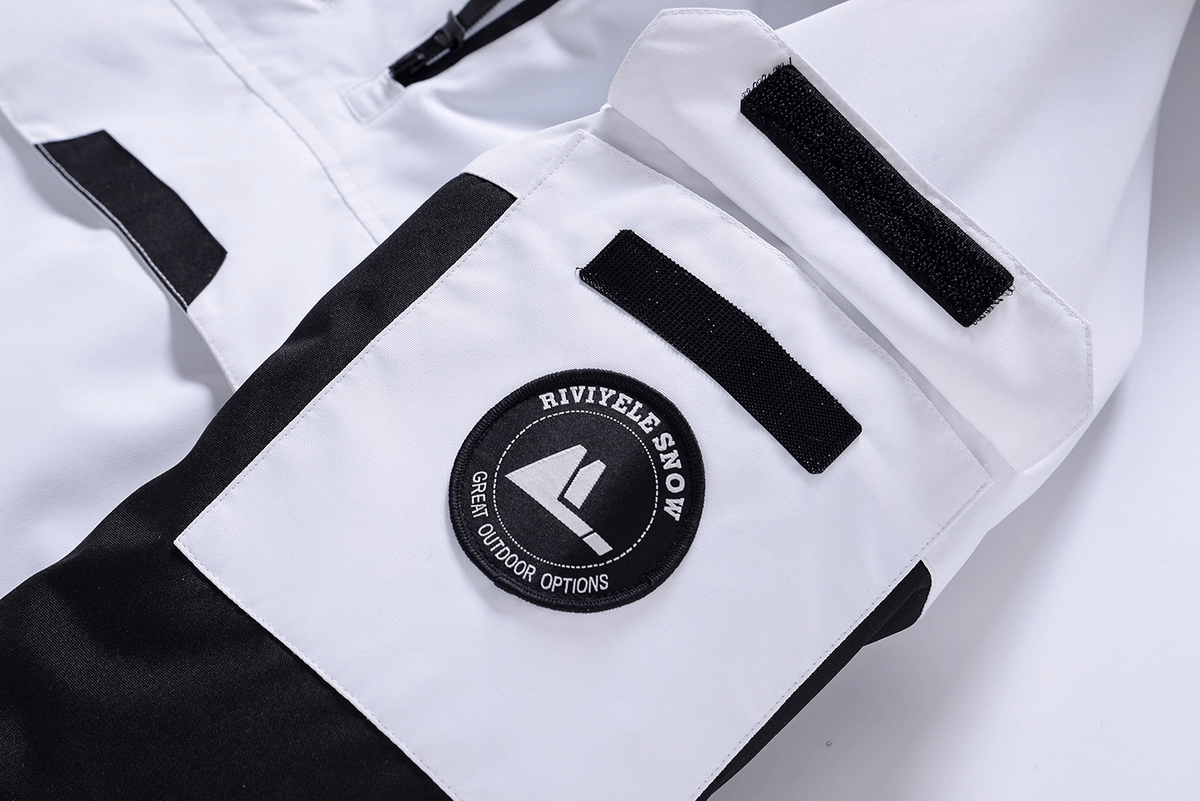 Veste de ski unisexe tendance à capuche, vêtements d'extérieur pour snowboard