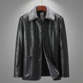 Veste en simili cuir pour homme avec doublure intérieure