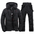 Veste et pantalon de ski coupe-vent et respirants pour homme