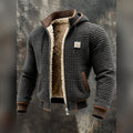 Veste matelassée à capuche pour homme, veste d'hiver zippée