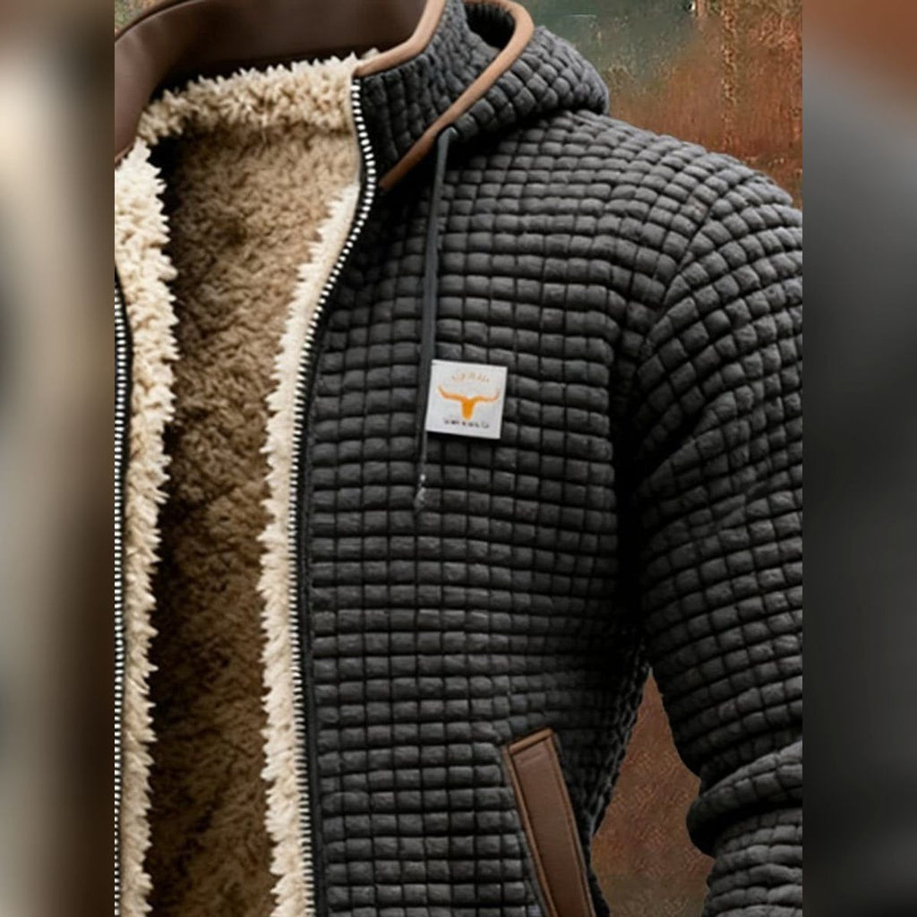 Veste matelassée à capuche pour homme, veste d'hiver zippée