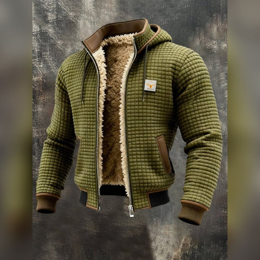 Veste matelassée à capuche pour homme, veste d'hiver zippée