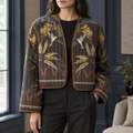 Veste matelassée imprimée Botanique pour femme