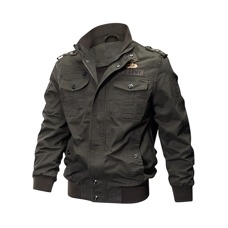 Veste utilitaire robuste homme sans capuche