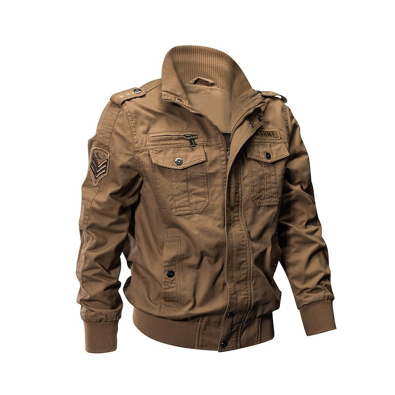 Veste utilitaire robuste homme sans capuche